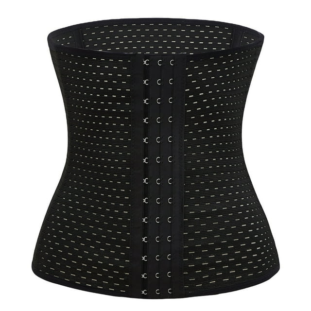 Hontri Tummy Control Shapewear Breathable Waist Tummy Girdle Belt Sport Body Shaper Trainer Control Corset Shapewear Tummy Control Black,4Xl
