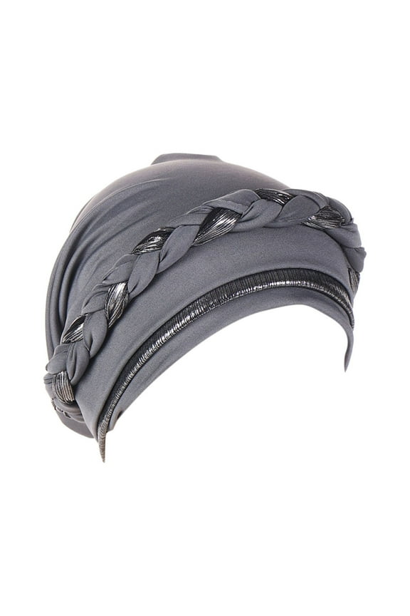Turban Cap Head Wraps on Sale, Women's Braid Hat Muslim Ruffle Cancer Hijab Wrap Hat Chemo Head Wraps