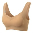 thumbnail image 1 of Hontri Wireless Anti-Sag Bras for Women - Full Support Smoothing Sports Bras (Plus Size, Everyday Lift & Comfort) Khaki XXL, 1 of 4