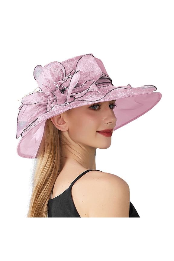 Woman Derby-Inspired, Spring Fascinator Hats, Purple