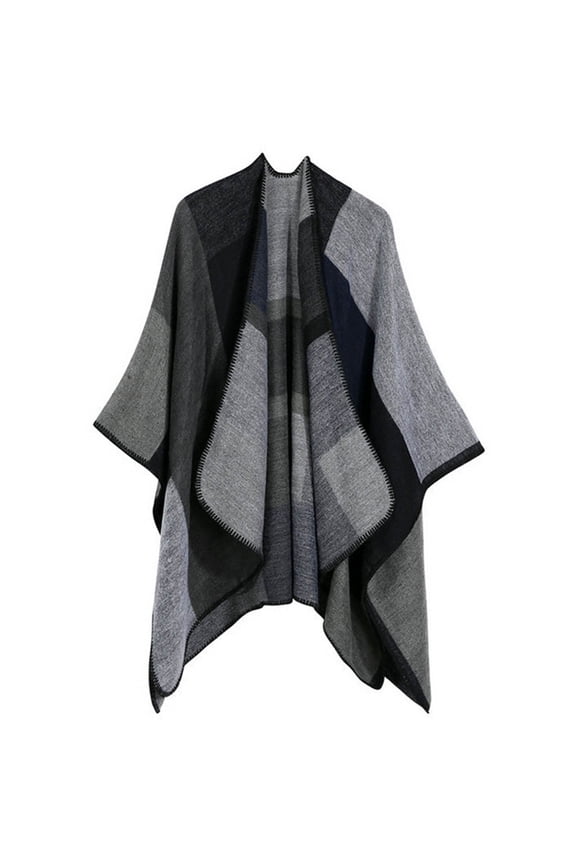 Women's Fleece Jackets & Coats on Sales, Women Shawl Sweater Knitted Winter Capes Coat Cardigans Women's Coat Red,Black,Gray