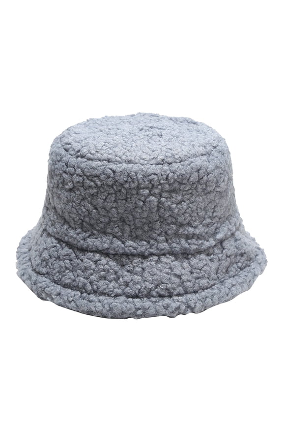 Womens Hats Fashion Clearance! Winter Faux Fluffy Cow Print Bucket Hats Women Outdoor Warm Sun Hat Soft Velvet Fisherman Cap Lady Panama Female Black Funeral Hat Under $5