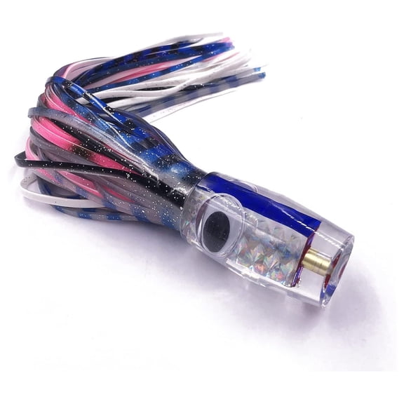 Honu 12" Marlin Saltwater Trolling Lure Blue/Pink Unrigged