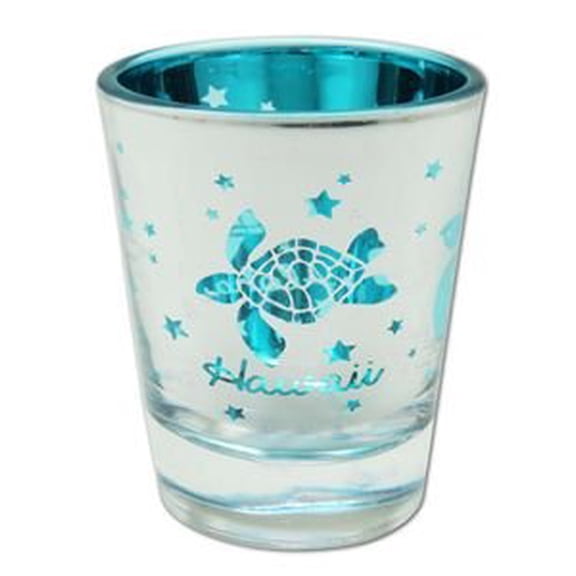 Honu Aloha Hawaii Metallic Shot Glass