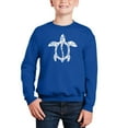 thumbnail image 1 of Honu Turtle - Hawaiian Islands - Boy's Word Art Crewneck Sweatshirt, 1 of 3