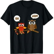 Hoo (Who) Whom Owl Grammar T-shirt