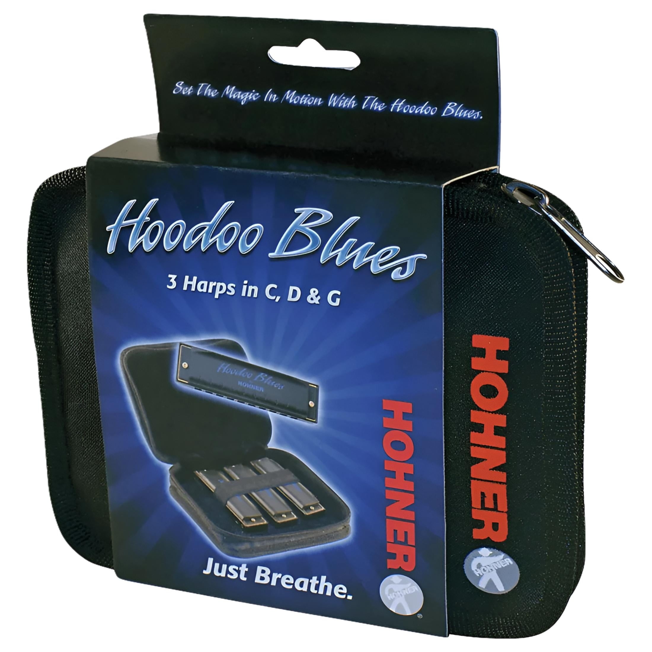 HOHNER HooDoo Blues Pack (C,D,G) w/Case