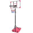 HooKung Basketball Hoop System with 57ft Adjustable Height for Kids