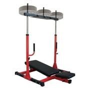 HooKung Vertical Leg Press Machine with Adjustable Leg, Back and Head Positions, Leg Strength Training Machine for Home Gym, 2 Olympic Plate Compatible