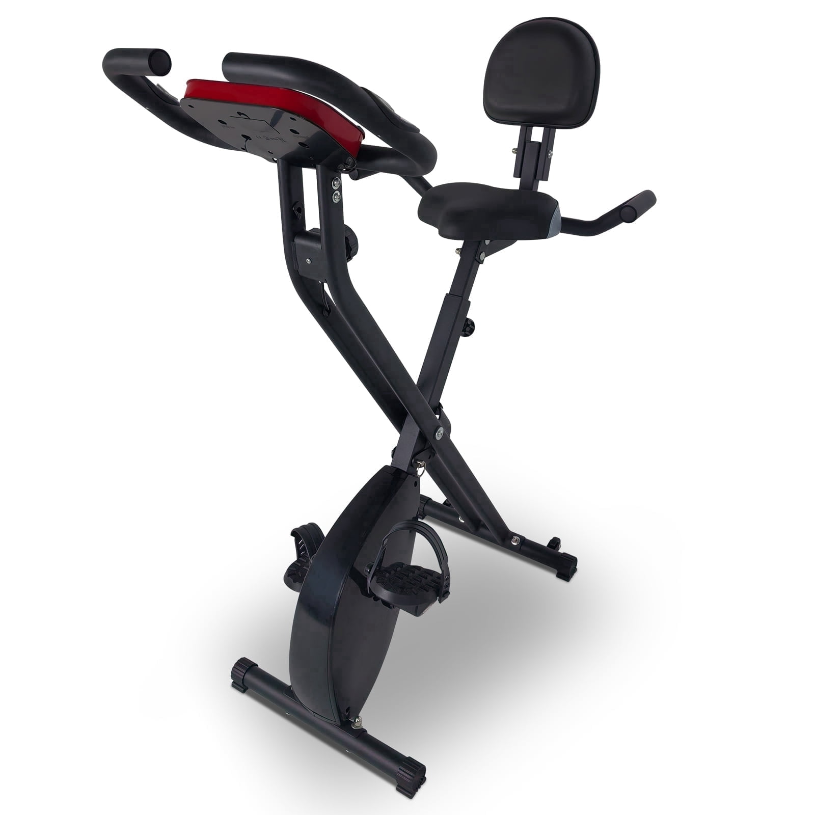 HooKung X Bike Foldable Stationary Bike, Folding Upright Exercise Bike for Home