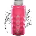 thumbnail image 1 of Hooch|Hog Slim Can Cooler - Insulated Stainless Steel Drink Sleeve fits all 12 oz. Skinny Cans (Pink), 1 of 10