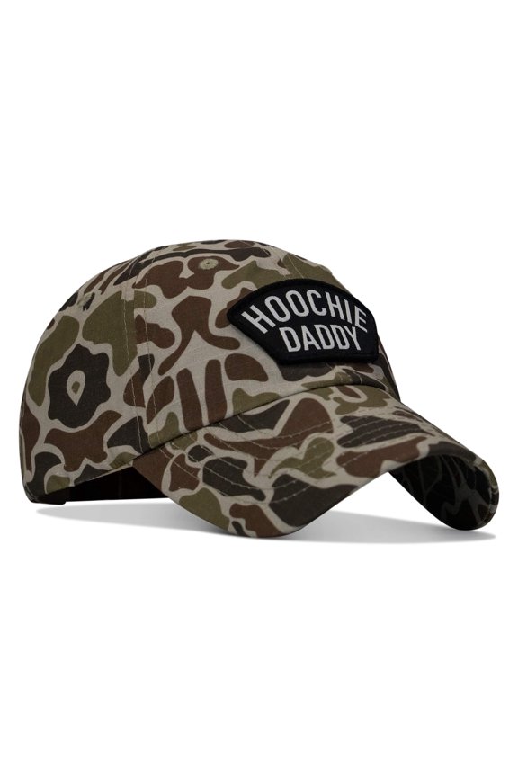 Hoochie Daddy Arched Patch Ripstop Low Pro Operator Hat Duck Camo