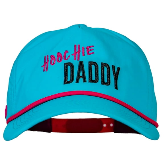 Hoochie Daddy Crushable Edition Rope Snapback Hat Electric Blue