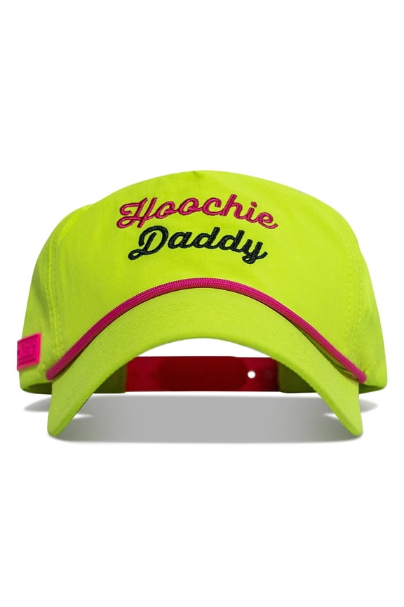 Hoochie Daddy Crushable Weekender Performance Hat Neon Yellow