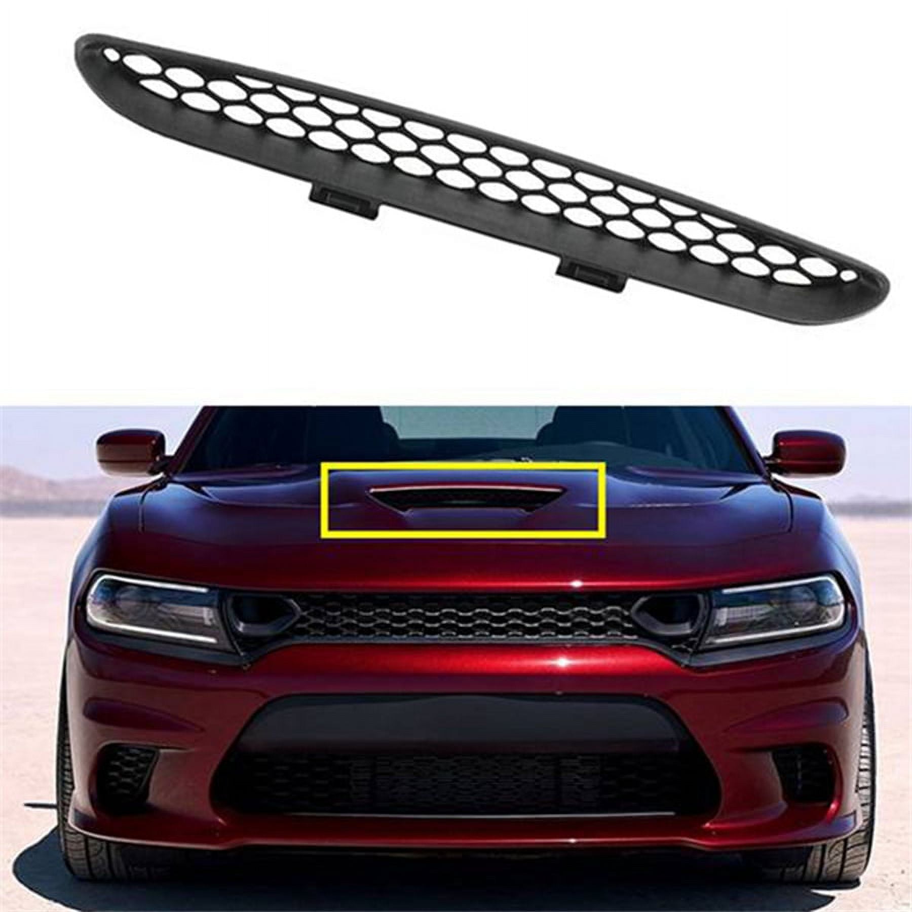 Hood Air Intake Scoop Vent Grille Trim For 2015-2020 Dodge Charger