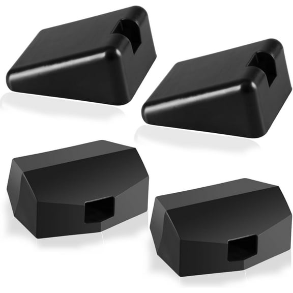 Hood Bumper Support Upper & Lower Kit Compatible with Peterbilt 579 Kenworth T680 T880 Right and Left Side Hood Latch Bumper Support Set Replace# L85-6081 L85-6082 M75682