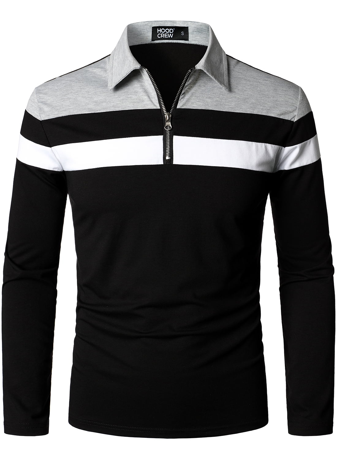 Adidas Men\'s Long Sleeve Shirt Adicolor Classics 3-Stripe Ribbed Crewneck  Shirt, Navy, L