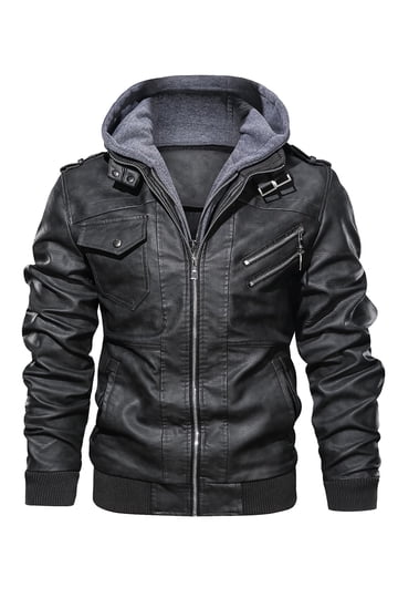 Mens Leather Faux Jackets Coats Reds