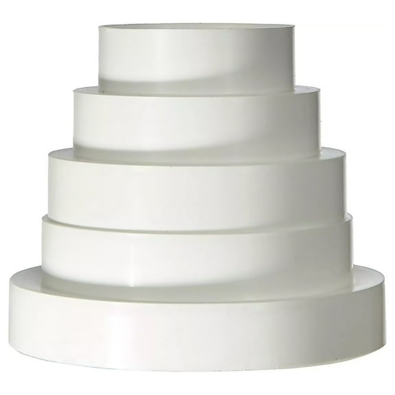 Hood Duct Reducing Tool Versatile Plastic Reducer Adapter for Kitchen Extractor Fans, Compatible with Pipe Sizes
