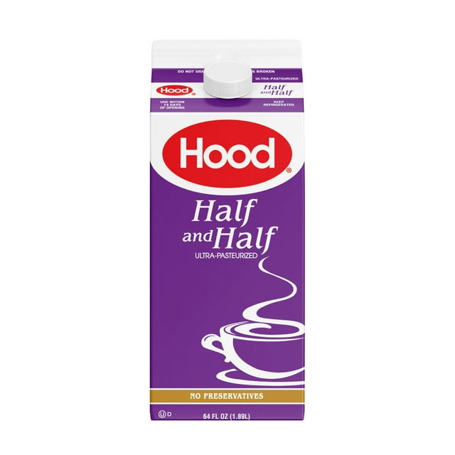 Hood Half & Half, 64 oz