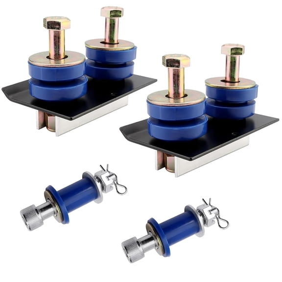 Hood Hinge Bushings Kit for Peterbilt 378 379 Truck, Engine Hood Hinge Pivot Bolt Mount Bushing Kit, Replaces 13-04154 13-04164 23-15273 13-04726 13-04727