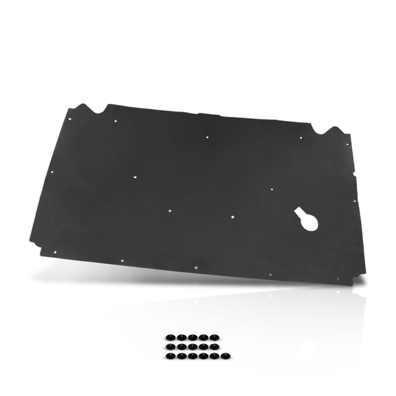 Hood Insulation Pad Heat Blanket & Clips Fit For 1993-1998 Jeep Grand Cherokee