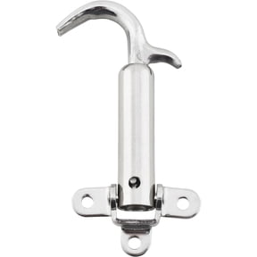 Speedway Motors Stainless Steel Hood Latch Spring Loaded Reproduction with Polished Finish Three Hole Mount Bracket for Classic Restoration, Compatible with 192829 Ford Model A