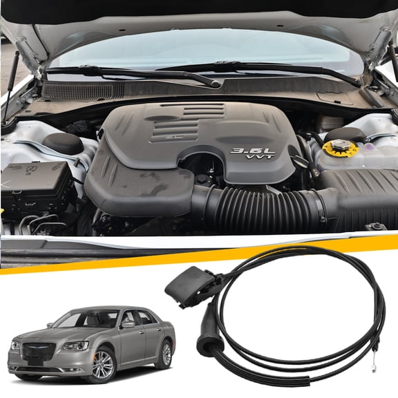 Hood Latch Lock Control Release Cable For 2011-2021 Chrysler 300 / Dodge Charger