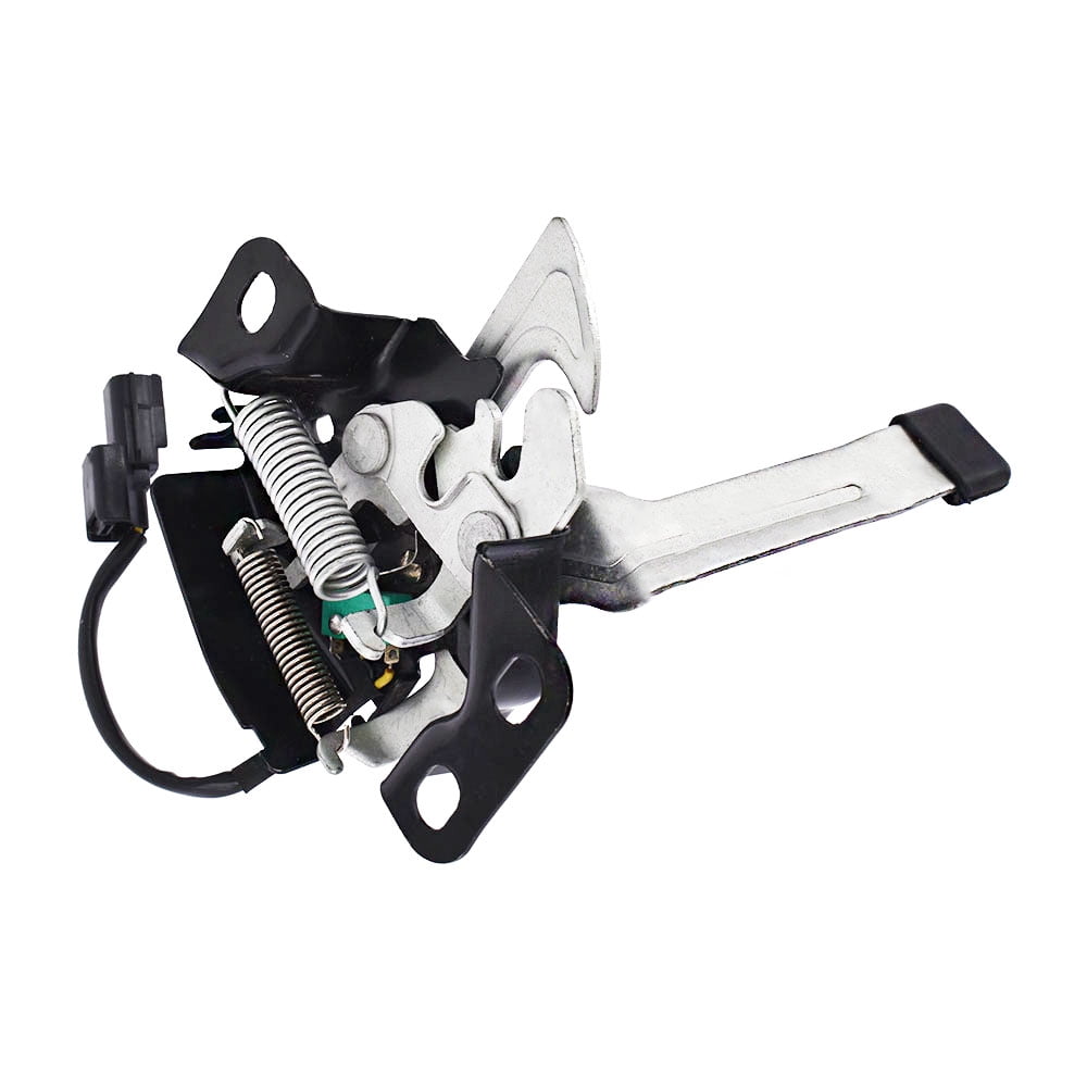 Black Hood Latch Replacement For 2006-2011 Honda Civic - Part #74120SNAA21 - Metal & Plastic Construction