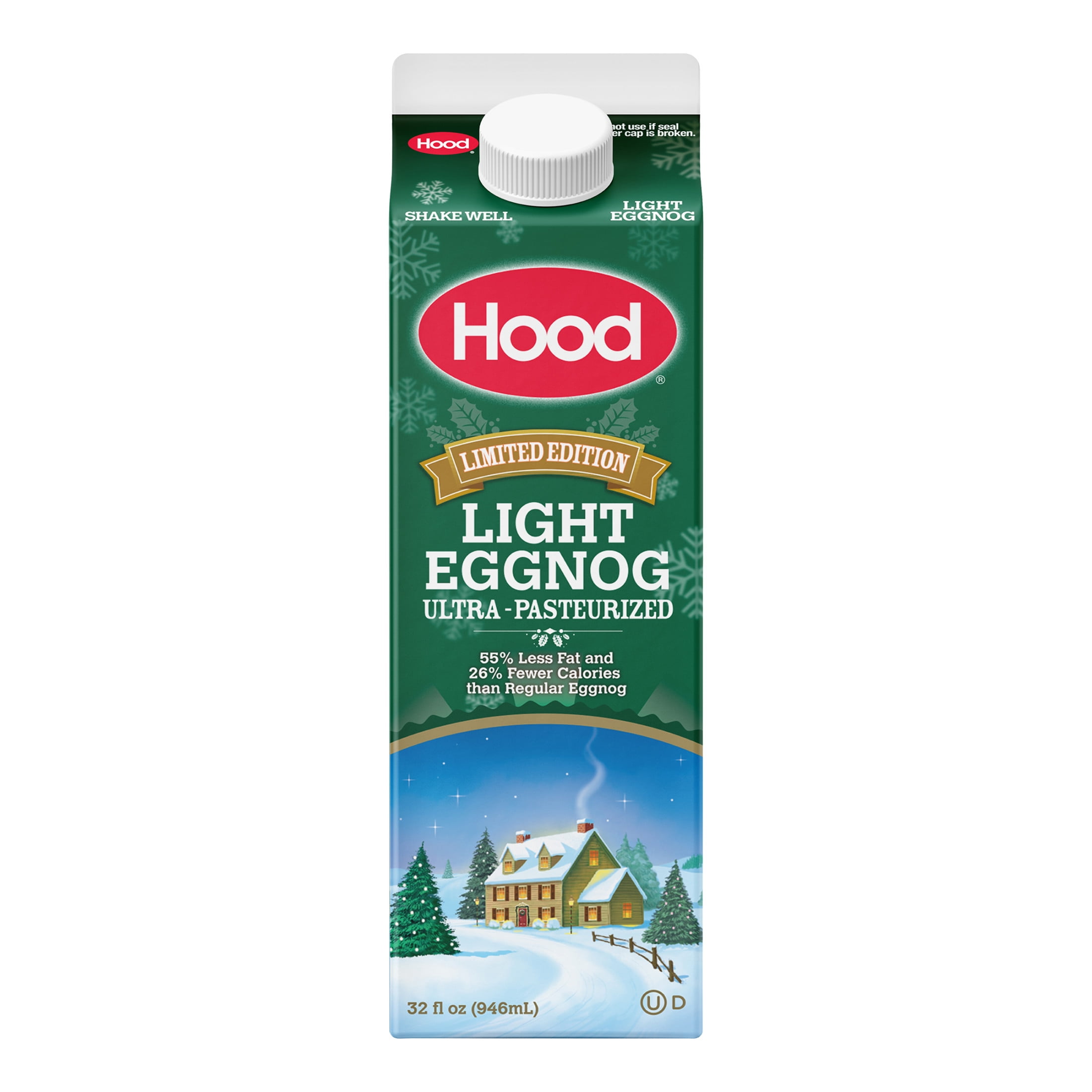 Hood Light Eggnog, 32 oz