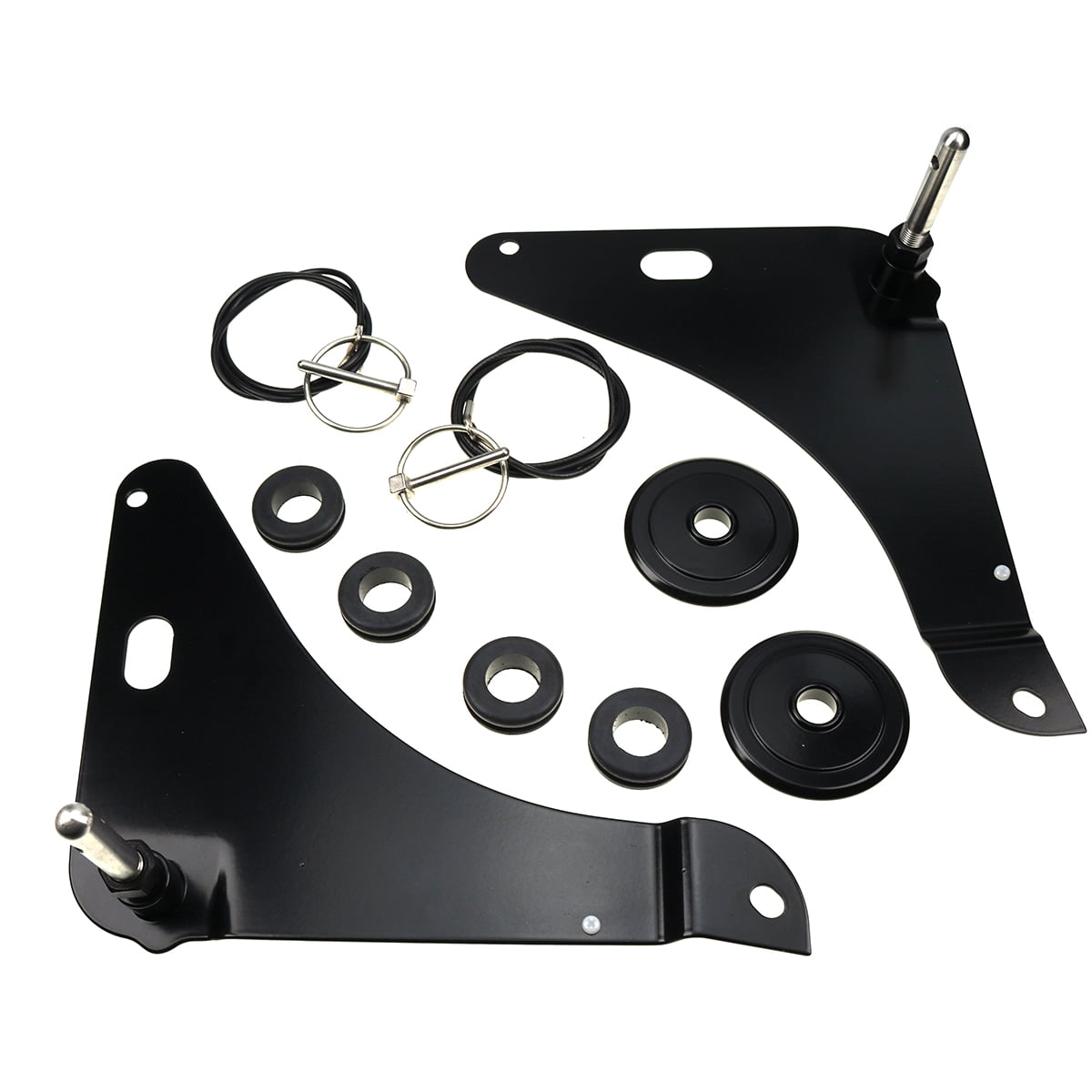 Allstar Replacement Aluminum Hood Pins 1/2in Black 20pk Allstar Replacement Aluminum Hood Pins 1/2in Black 20pk