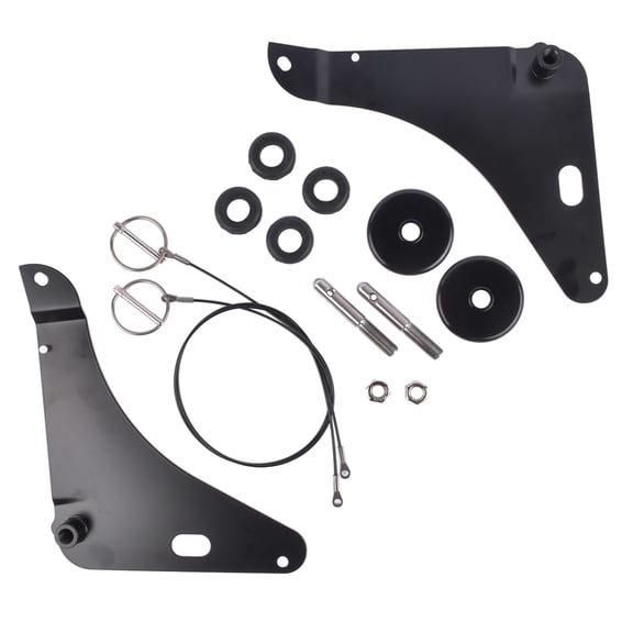 Hood Pin Kit for 2008-2016 Dodge Challenger 3.6L/5.7L/6.4L - OEM #82214260AB/AC - Hood Security Pins, Under Hood Accessory