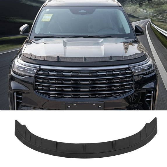 Hood Protector For 2020-2025 Ford Explorer Hood Shield TPE Bug Deflector Bug Guard for 2024 Ford Explorer