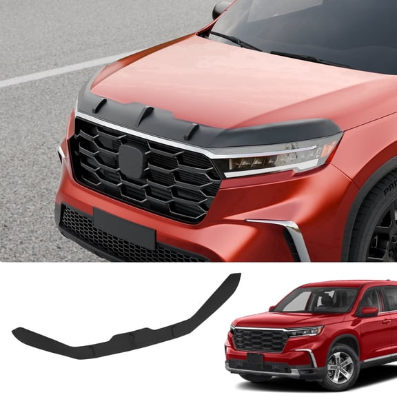 Bomely TPE Hood Bug Deflector Guard, Fits Honda Pilot 23-25, Front Hood Protector Shield