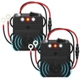 thumbnail image 1 of Under Hood Rodent Repeller, Professional Mouse Repellent, Ultrasonic 12V Car Pest Repeller Squirrels, Pack Rat Deterrent for Cars Trucks RV Engine Bay Warehouse Attic with Evictor Strobe Light 2 Pack, 1 of 8