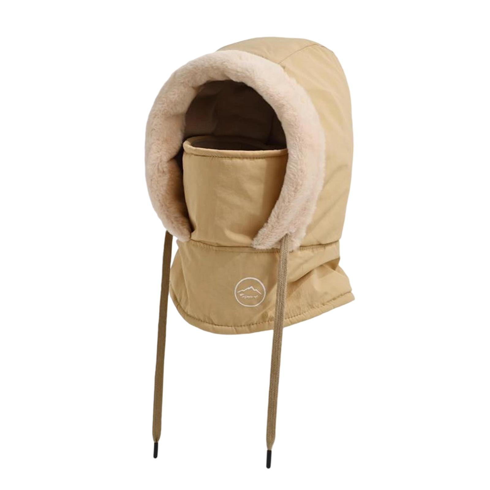 Hood Ski Mask Cycling Neck Warmer Face Cover Polyester Thick Warm for Kids Winter Outdoor Sports Activities