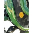 thumbnail image 1 of Hood release for John Deere compact tractors Yellow Mount / Yellow Button, 1 of 1