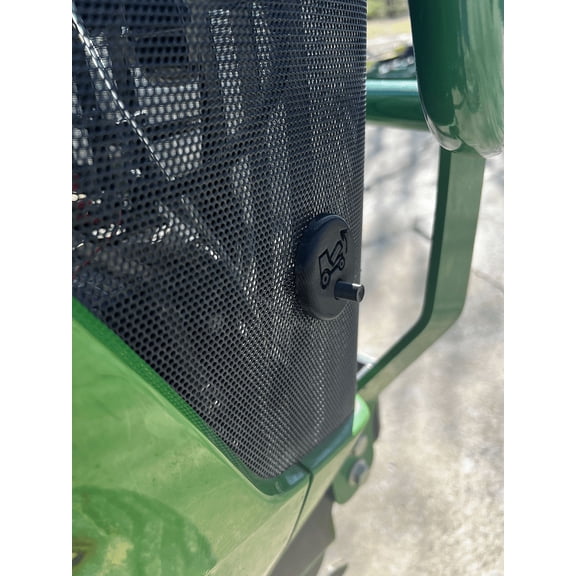 Hood release for John Deere compact tractors