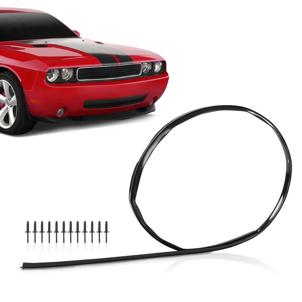 Hood to Nose Fascia Bumper Seal & Rivets Fit for Dodge Challenger 2008 ...
