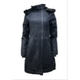 thumbnail image 1 of HoodLamb Women's Long Hemp Water Resistant Coat 420, Black, X-Small, 1 of 2