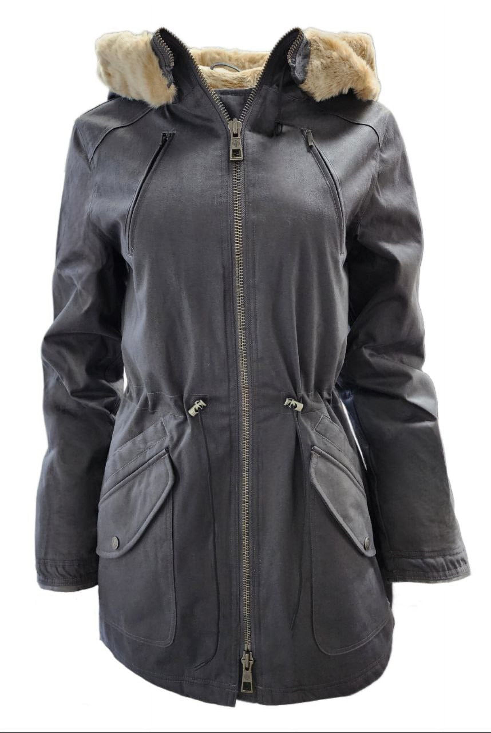 HoodLamb Women s Nordic 5 5 Warm Natural Hemp Parka 420 Nightwatch Black Small Walmart