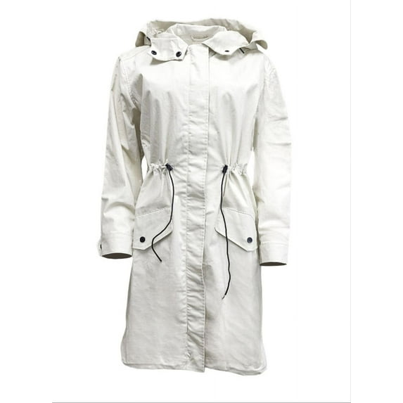 HoodLamb Women's Oversized Natural Hemp Parka 420, Beige, Large