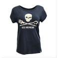 thumbnail image 1 of HoodLamb Women's Sea Shepherd Hemp T-Shirt 420, Black, Large, 1 of 1
