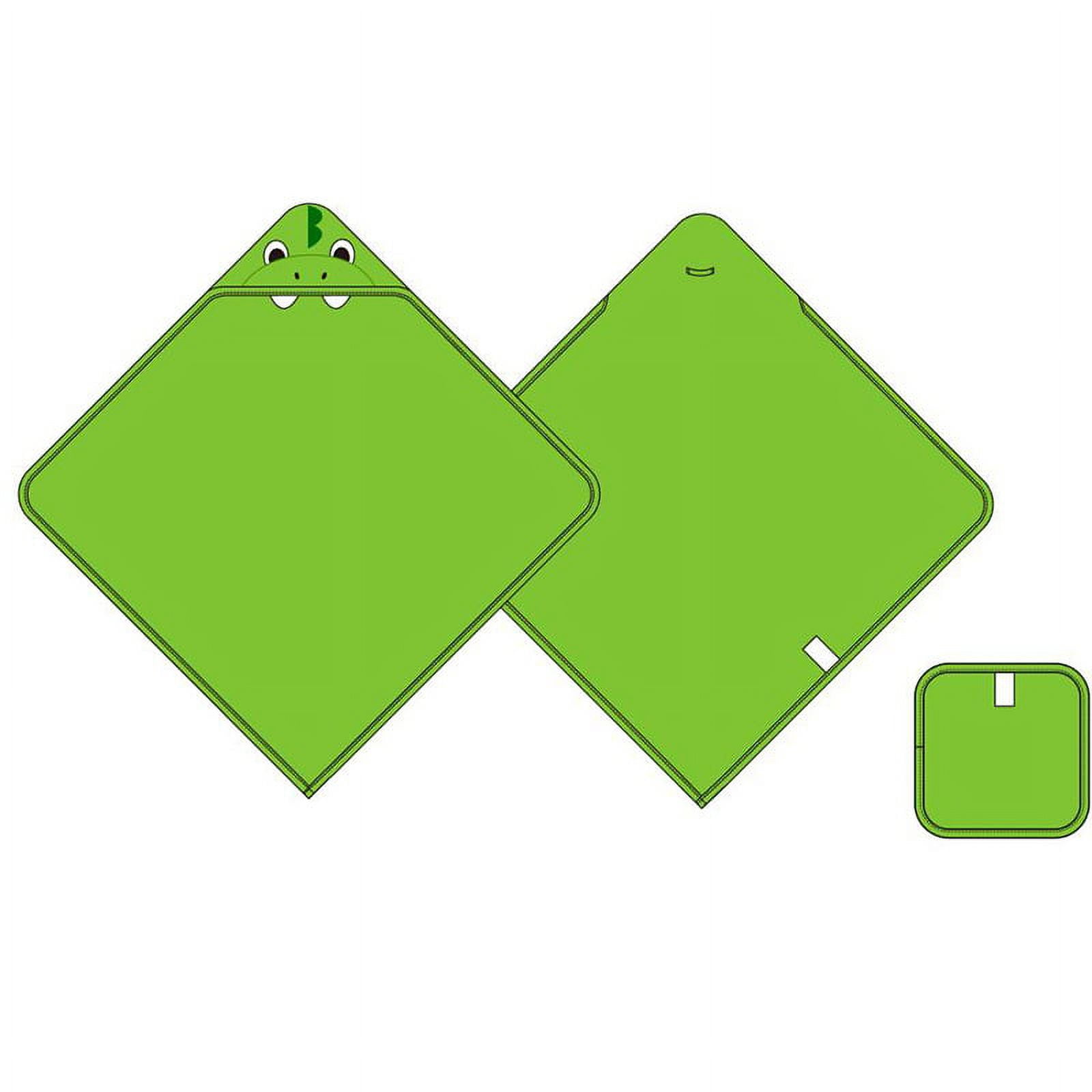 Hooded Baby Towel Set, Ultra Soft & Absorbent Bamboo Cotton Bath Towel