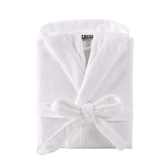 Hooded Bathrobe Men 100% Cotton Long Terry Towel Big and Tall Towel Bathrobe Male Terry Cloth Bath Robe Sleeping Dressing Gown