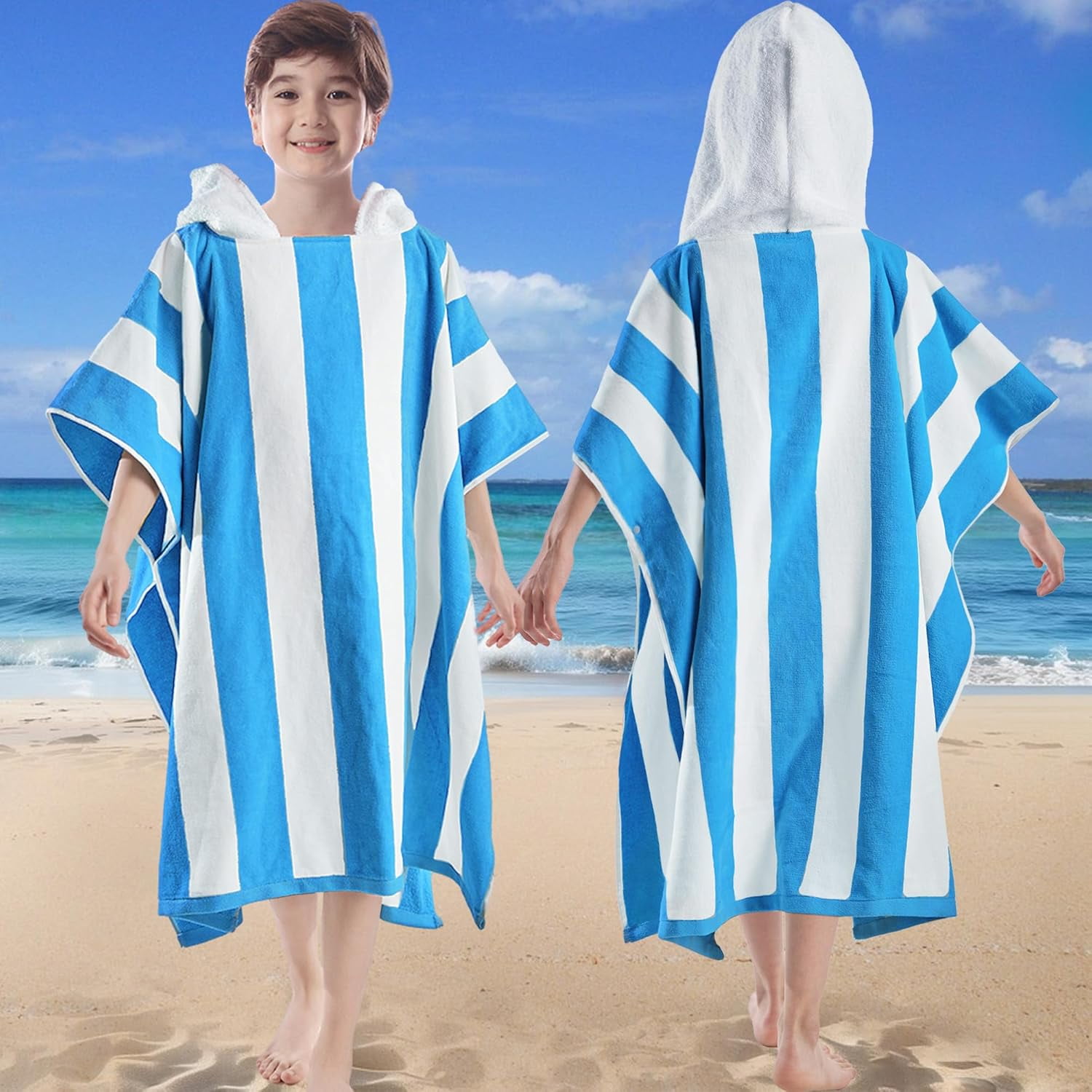 EPIC Everyday Kids Hooded Towel - Pool, Beach & Bath Towel For Girls & Boys - View #7