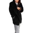 thumbnail image 1 of Hooded Blanket, Black, L/XL, 1 of 1