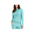 thumbnail image 1 of Hooded Cable-Knit Sweater Porcelain Green M, 1 of 1