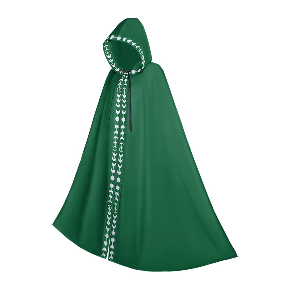 Hooded Cloak Adult Cloak with Hood Unisex Halloween Capes Witch Cloak