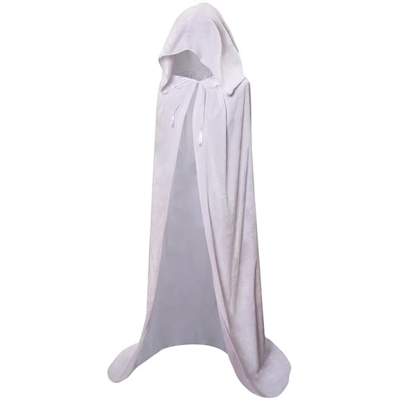Hooded Cloak Long Velvet Cape for Christmas Halloween Cloak Costumes Hooded Cape Masquerade Dress Up